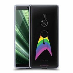 Official Star Trek Discovery Delta Pride Badges Soft Gel Case For Sony Xperia XZ3