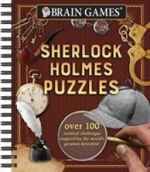 Brain Games Sherlock Holmes Puzzles Spiral Bound