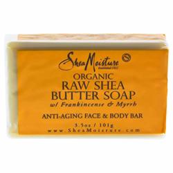 Shea Moisture Raw Butter Facial Bar Soap 3.5 Ounce