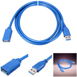 5 Feet Usb 3.0 A Male Plug To Female Jack Socket Super Fast Extension Cable Cord Free Shipping
