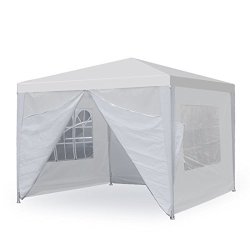 EIGHT24HOURS 10'X10' 4 Walls Outdoor Canopy Party Wedding Tent Heavy Duty Gazebo Garden Bbq + Free E - Book