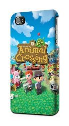 Animal Crossing Game Plastic Snap On Case Cover Compatible With Apple Iphone 4 And 4S