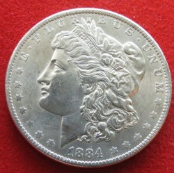 Do Not Pay - Usa $ 1 1884 Morgan Dollar Silver