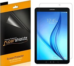 3-PACK Supershieldz For Samsung Galaxy Tab E 9.6 Inch Anti-bubble High Definition Clear Shield + Lifetime Replacements Warranty- Retail Packaging