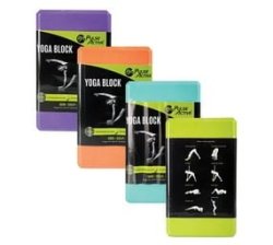 High Density Foam Fitness Yoga & Pilates Block 15CM X 22CM - Set Of 4
