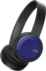 JVC Lightweight Flat Foldable On Ear Colorful Lightweight Headband With MIC Blue HAS190MA