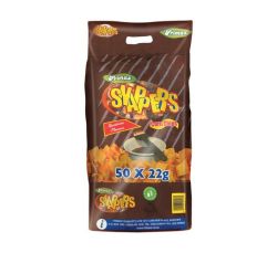 Snappers Corn Chips Balers Bbq 50 X 22G