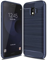Galaxy J4 2018 Case Sucnakp Tpu Shock Absorption Technology Raised Bezels Protective Case Cover For Samsung Galaxy J4 2018 Smartphone Tpu Blue
