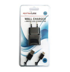 ULTRA LINK Two Port Wall Charger Plus Micro Usb Cable