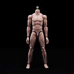 M.a.k 1:6 Scale Nude Male Action Figure Europe Skin Muscular 12 Inch Male Body Model Toy Without Head Sculpt