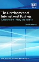 The Development Of International Business - A Narrative Of Theory And Practice Hardcover