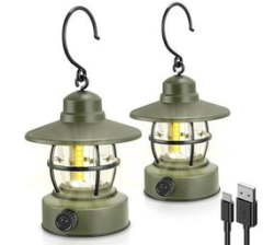 Camping Lantern Rechargeable Battery Lamp Pack Of 1