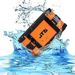 Waterproof Floating Speaker Jtd Armor Portable Bluetooth Speaker Orange 5W Strong Drive passive Radiator For Rich Immersive Sound Waterproof Shockproof And Dustproof Outdoor With Power