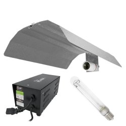 LUMIN Lumii Black Complete Kit With Reflector Magnetic Ballast And Lamp - Hydroponic Lighting