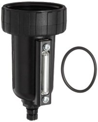 Parker PS729P Zinc Bowl With Sight Gauge And Twist Drain For 16L And 06L Series Lubricator 2.9 And 2.60 Capacity 250 Psig