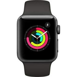 Apple Watch Series 3 38mm in Space Gray & Gray Sport Band