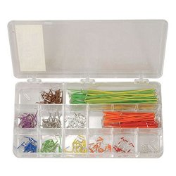Jameco Valuepro WJW-60B-R Wire Jumper Kit 350 Each 22 Awg 14 Lengths 10 Colors 25 Of Each Length