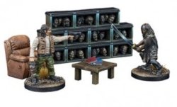 Mantic Games The Walking Dead: All Out War - The Governor's Trophy Room Collector's Resin Set Miniatures
