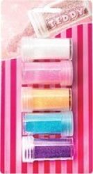 Dala Neon Glitter Shaker Set 5 X 8G Assorted Colours