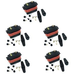 Optimus Electric 5PCS 180 Standard Metal Servo Motor With 13KG CM Stall Torque 3V To 7.2V Operating Voltage For Rc Car Helicopter Toys From