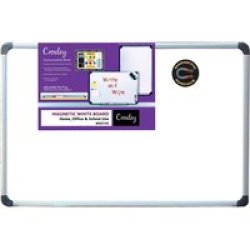 White Board + Accessories 600X900MM Magnetic