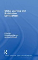 Global Learning And Sustainable Development Hardcover New