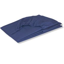 Free Delivery: Dark Navy Fitted Sheet King Size