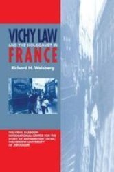 Vichy Law And The Holocaust In France Hardcover