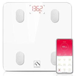 Bluetooth Body Fat Scale Fitindex Smart Wireless Digital Bathroom Weight Scale Body Composition Analyzer Health Monitor With Ios & Android App For Body Weight