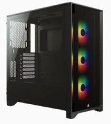ICUE4000X Rgb Tempered Glass Mid-tower - Black