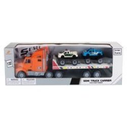 Toy Truck - Kid's Toys - Semi Truck Carrier - 1:32 Scale