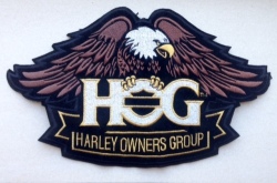 Harley Davidson Big Hog Eagle Patch