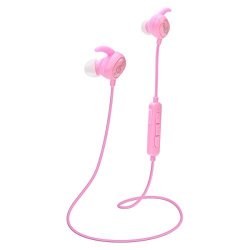 bluetooth earphones pink