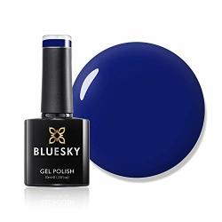 Bluesky Gel Nail Polish Navy Seals A024 Dark Blue Long Lasting Chip Resistant 10 Ml Requires Drying Under Uv LED Lamp