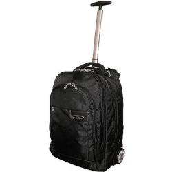 Tosca Deluxe 15" Laptop Trolley Backpack Black