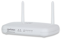 Manhattan 300n Wireless Router - 300 Mbps Qos 4-port 10 100 Mbps Lan Switch
