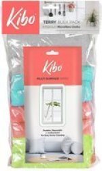 Kibo Terry Bulk Pack - 8 Premium Microfibre Cloths