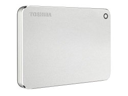 Toshiba HDTW210XS3AA Canvio Premium 1TB Portable External Hard Drive USB 3.0 Silver