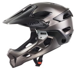 Uvex Jakkyl Hde Black & Silver Mountain Bike Helmet