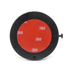 Isaddle 3M Adhesive Mounting Disk Console Disc Suction Cup Base For Car Dashboards Garmin Tomtom Gps Smartphone Dashboard Disc 360-DEGREE Rotating Diameter About 86MM