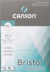 Canon Canson A4 Bristol Graphic Pad - 250GSM 20 Sheets
