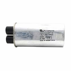 Industrial Microwave Oven High Voltage Capacitor Hvc CH85.25105.2500VAC 1.05UF +-3% B 10 85 21 Universal Compatible And Replace For Ge Samsung LG Media Hair Amana Kenmore