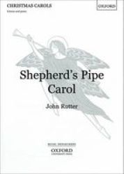 Shepherd& 39 S Pipe Carol Sheet Music Vocal Score: Version For Unison & Descant