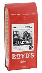 Boyd's Coffee Ground Coffee Breaktime 12 Ounce
