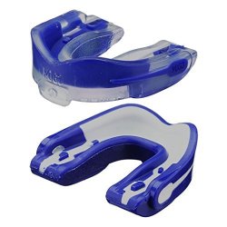 Mogo M1 Flavored Mouthguard Blue RASPBERRY 2-PACK Case Included Adult