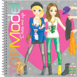 Top Model Dress Me Up Sticker Book With Pens & Pencils Jumbo Pack