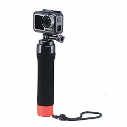Zxcvlina Selfie Stick For Phone Ulanzi U-11 Floating Floaty Selfie Stick For Gopro Hero Eken Xiaomi Xiaoyi Mijia Dji Osmo Action Sports Camera Color : Black