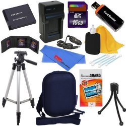 11PC Bundle NB-11L 16GB Advanced Deluxe Accessory Kit For Canon Powershot A2300 A2400 A3400 A4000 Elph 110 Hs Elph 115 Is Elph 130 Is