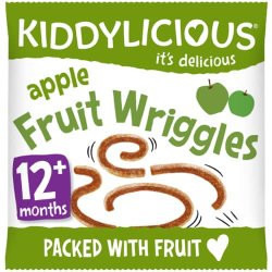 Kiddylicious Fruit Wriggles Apple 12G - 12 Months+