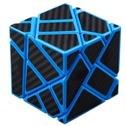 Cuberspeed Ghost 3X3 Blue Magic Cube 3X3 Ghost 3X3X3 Speed Cube With Black Carbon Fiber Stickers